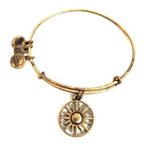 ALEX AND ANI Gold Sun Bangle